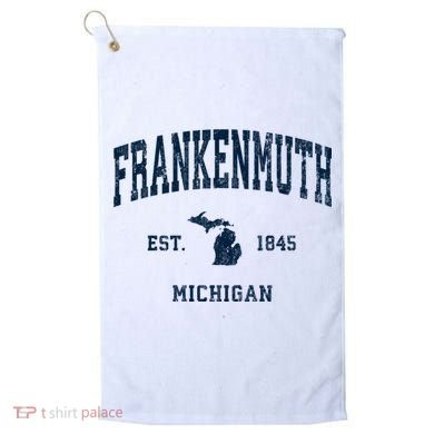 Frankenmuth Michigan Mi Vintage Athletic Golf Towel