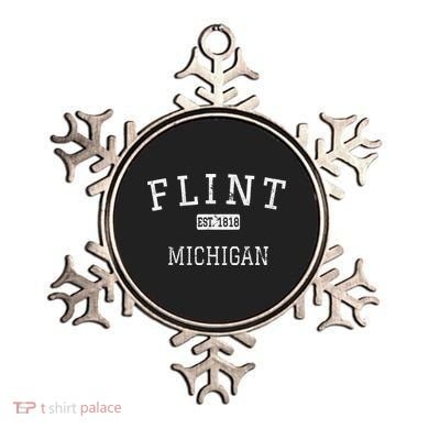 Flint Michigan MI Vintage Ornament
