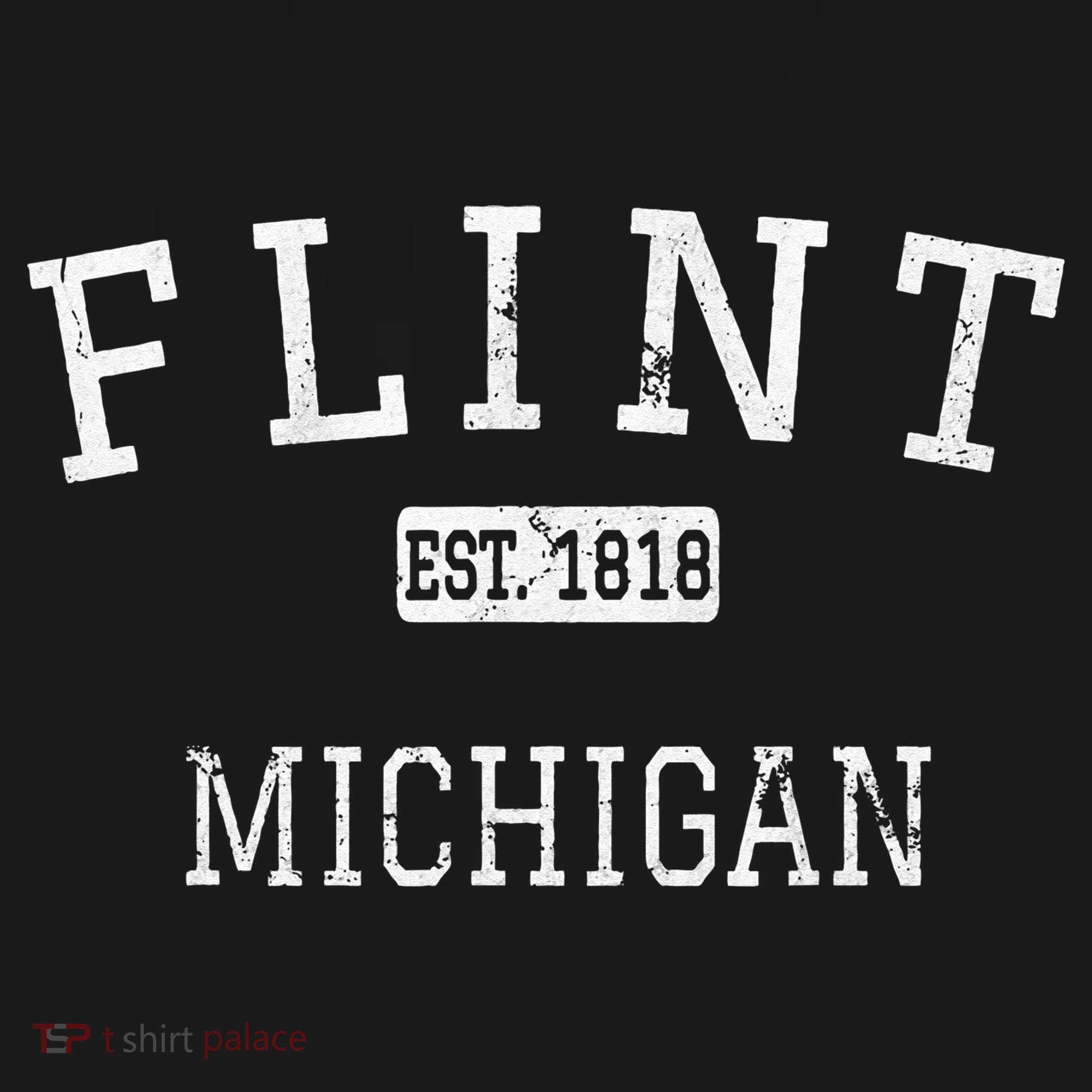 Flint Michigan MI Vintage Toddler T-Shirt