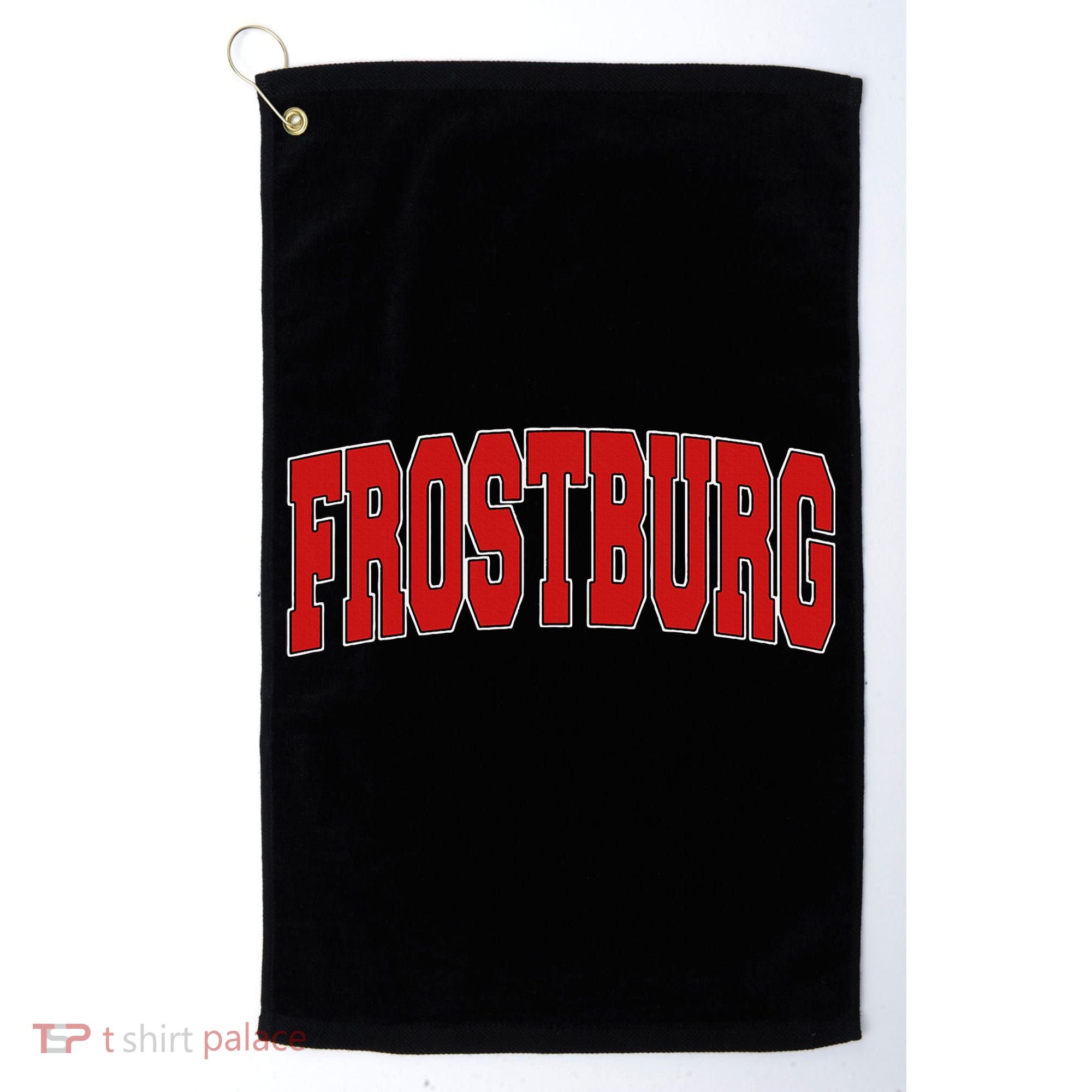 Frostburg Md Maryland Varsity Style Usa Golf Towel