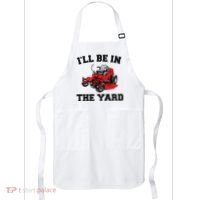 Funny Mower Mowing Yard Landscaping ILl Be In The Yard Apron thumb 0
