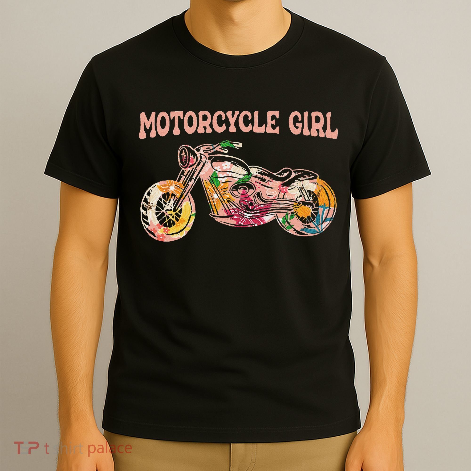 Funny Motorcycle Motorbike Fan Motorcycle Girl T-Shirt