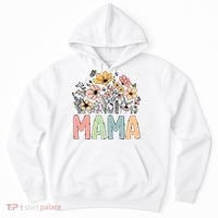 Floral Mama Mothers Day Wildflowers Hoodie thumb 0