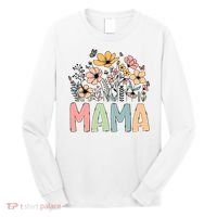 Floral Mama Mothers Day Wildflowers Long Sleeve Shirt thumb 0