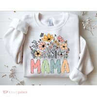 Floral Mama Mothers Day Wildflowers Sweatshirt thumb 2