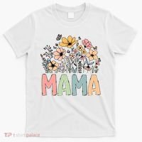 Floral Mama Mothers Day Wildflowers T-Shirt thumb 0