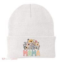 Floral Mama Mothers Day Wildflowers Beanie thumb 0