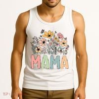 Floral Mama Mothers Day Wildflowers Tank Top thumb 3