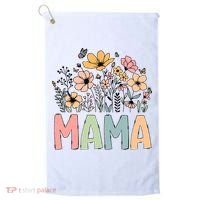 Floral Mama Mothers Day Wildflowers Golf Towel thumb 0