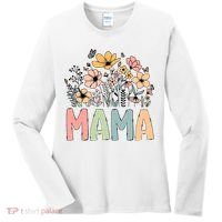 Floral Mama Mothers Day Wildflowers Women's Long Sleeve Shirt thumb 0