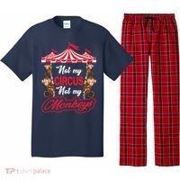 Funny Monkey Not My Circus Not My Monkeys Pajama Set thumb 0