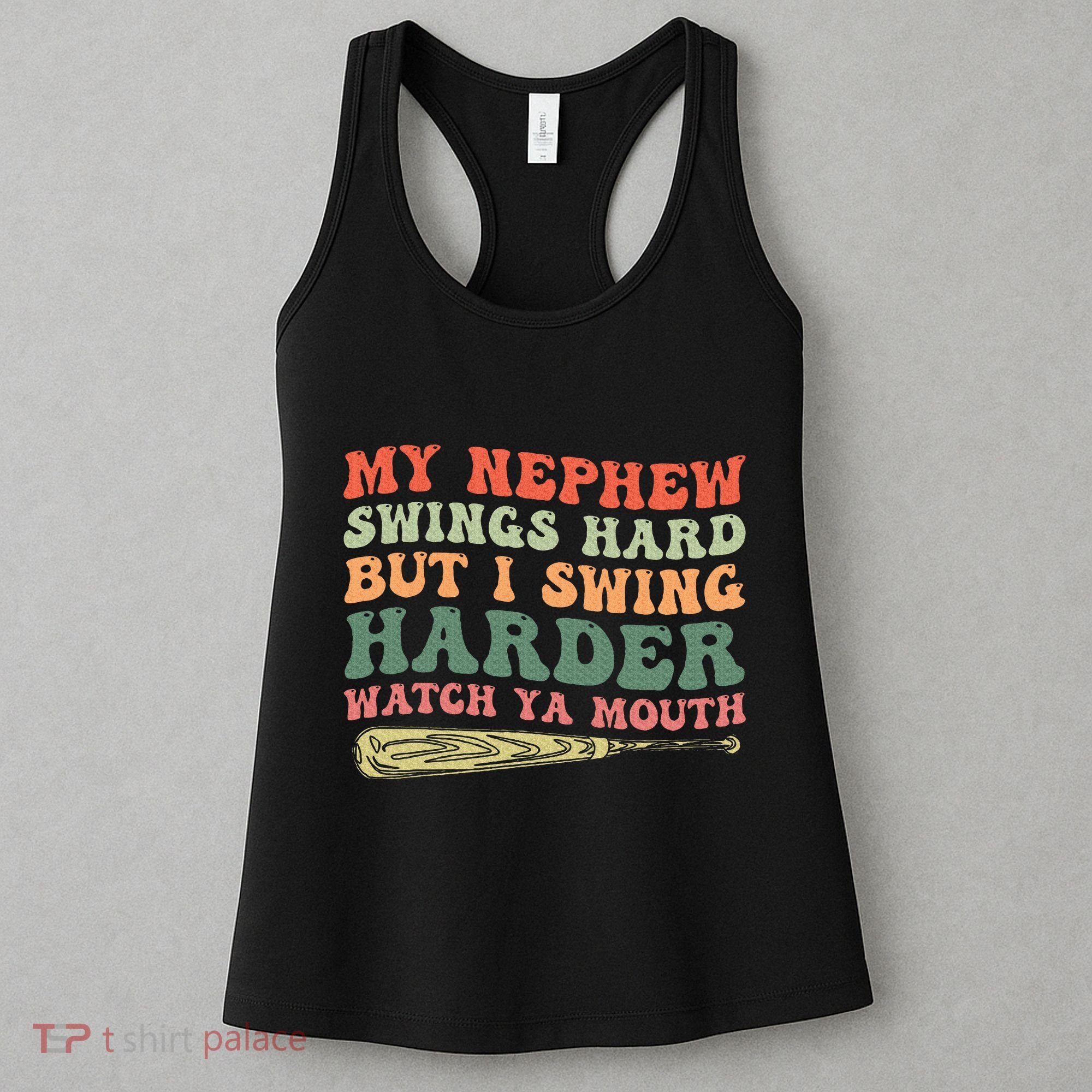 Funny My Nephew Swings Hard But I Swing Women's Tank Top