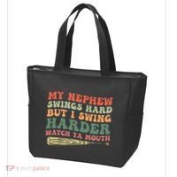 Funny My Nephew Swings Hard But I Swing Tote Bag thumb 3