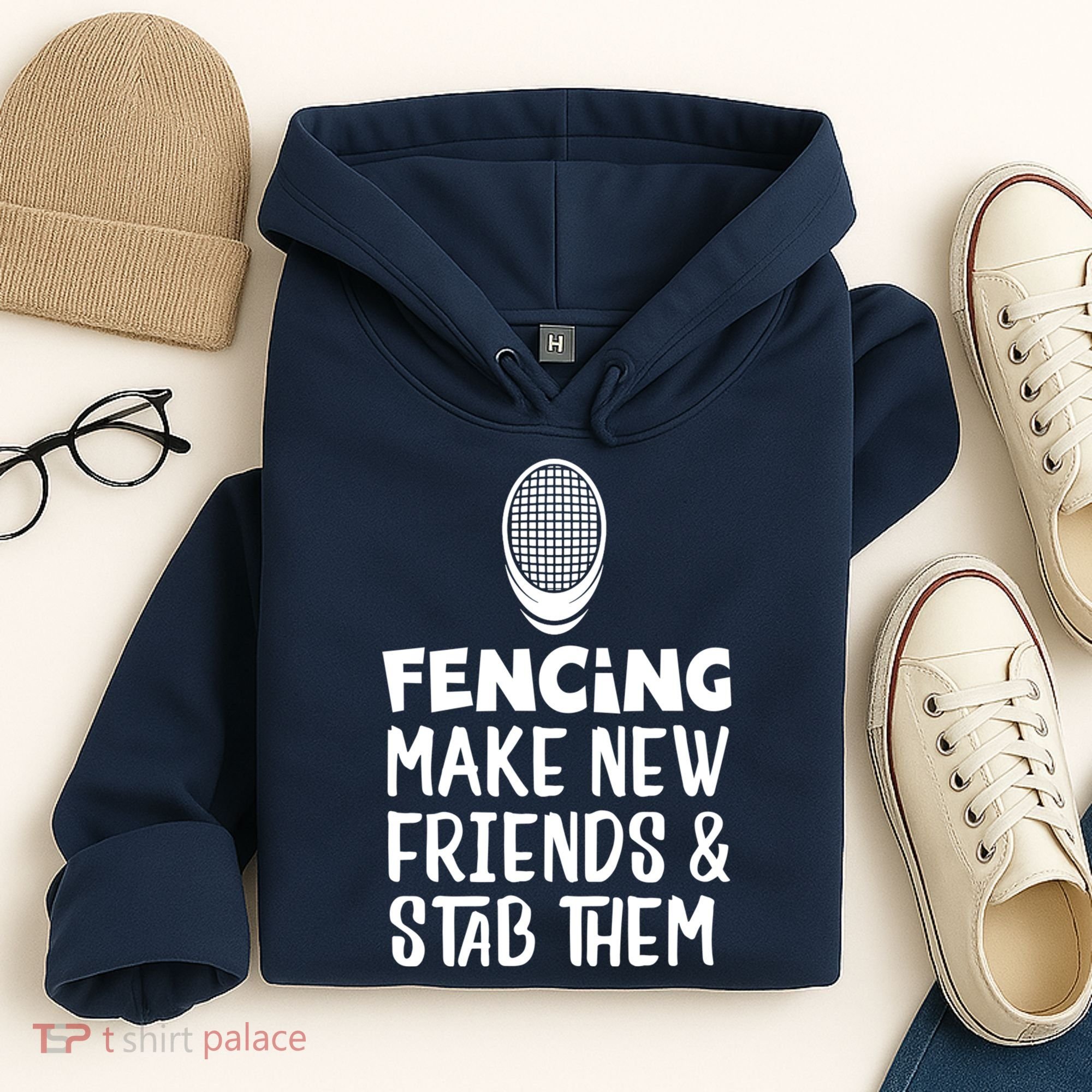 Fencing Make New Friends And Stab Them Fencing Hoodie