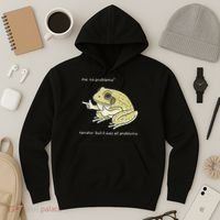 Frog Me No Problemo Narrator But It Was All Problemo Hoodie thumb 3
