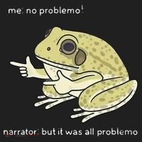 Frog Me No Problemo Narrator But It Was All Problemo Beanie thumb 2