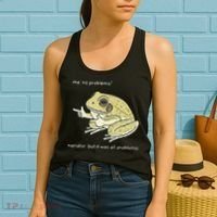 Frog Me No Problemo Narrator But It Was All Problemo Women's Tank Top thumb 2