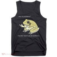 Frog Me No Problemo Narrator But It Was All Problemo Tank Top thumb 0