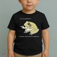 Frog Me No Problemo Narrator But It Was All Problemo Toddler T-Shirt thumb 2
