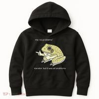 Frog Me No Problemo Narrator But It Was All Problemo Kids Hoodie thumb 0