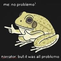Frog Me No Problemo Narrator But It Was All Problemo Kids Long Sleeve Shirt thumb 2