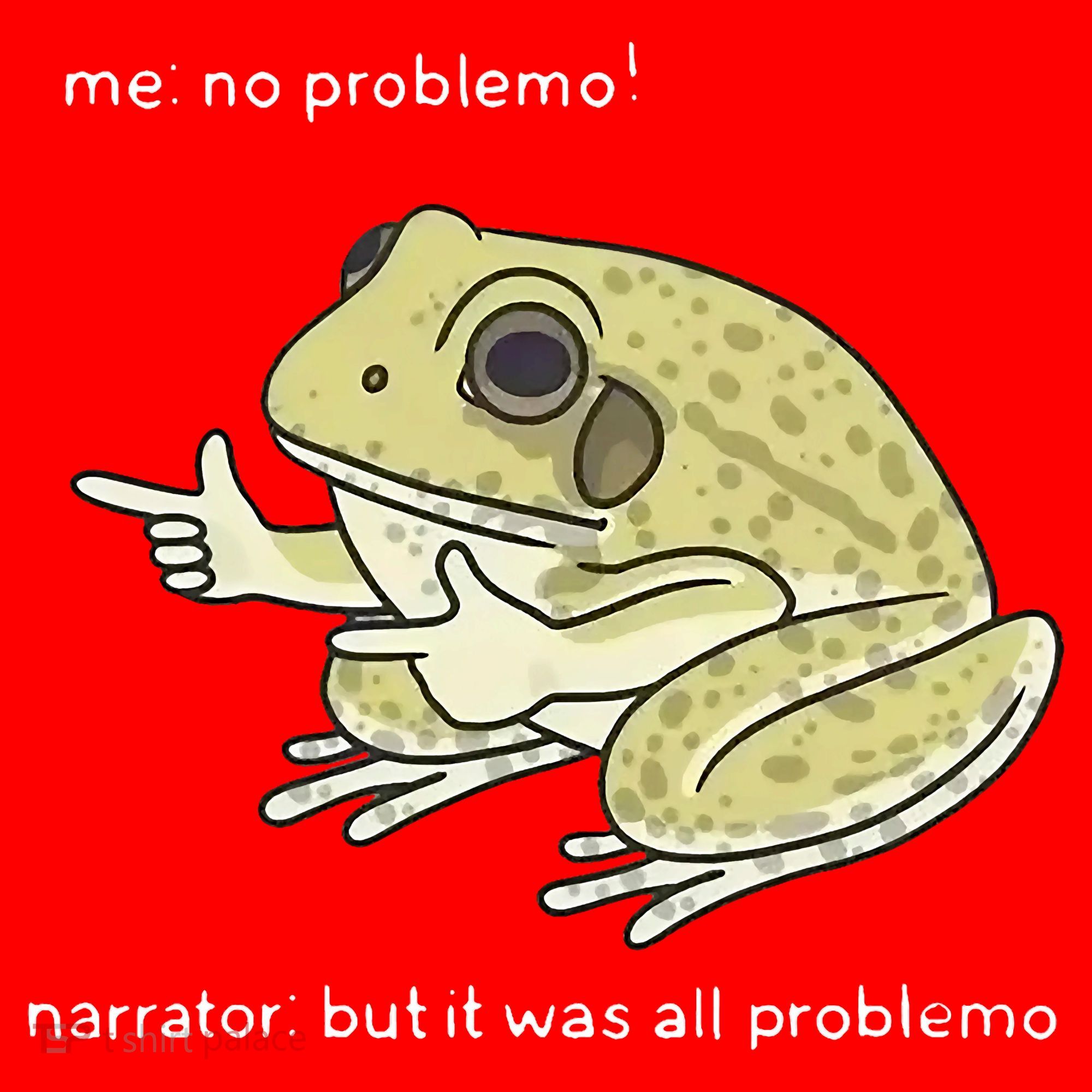Frog Me No Problemo Narrator But It Was All Problemo Santa Hat