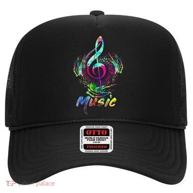 Funny Musical Note Gift Funky Colorful Music Treble Clef Gift Hat