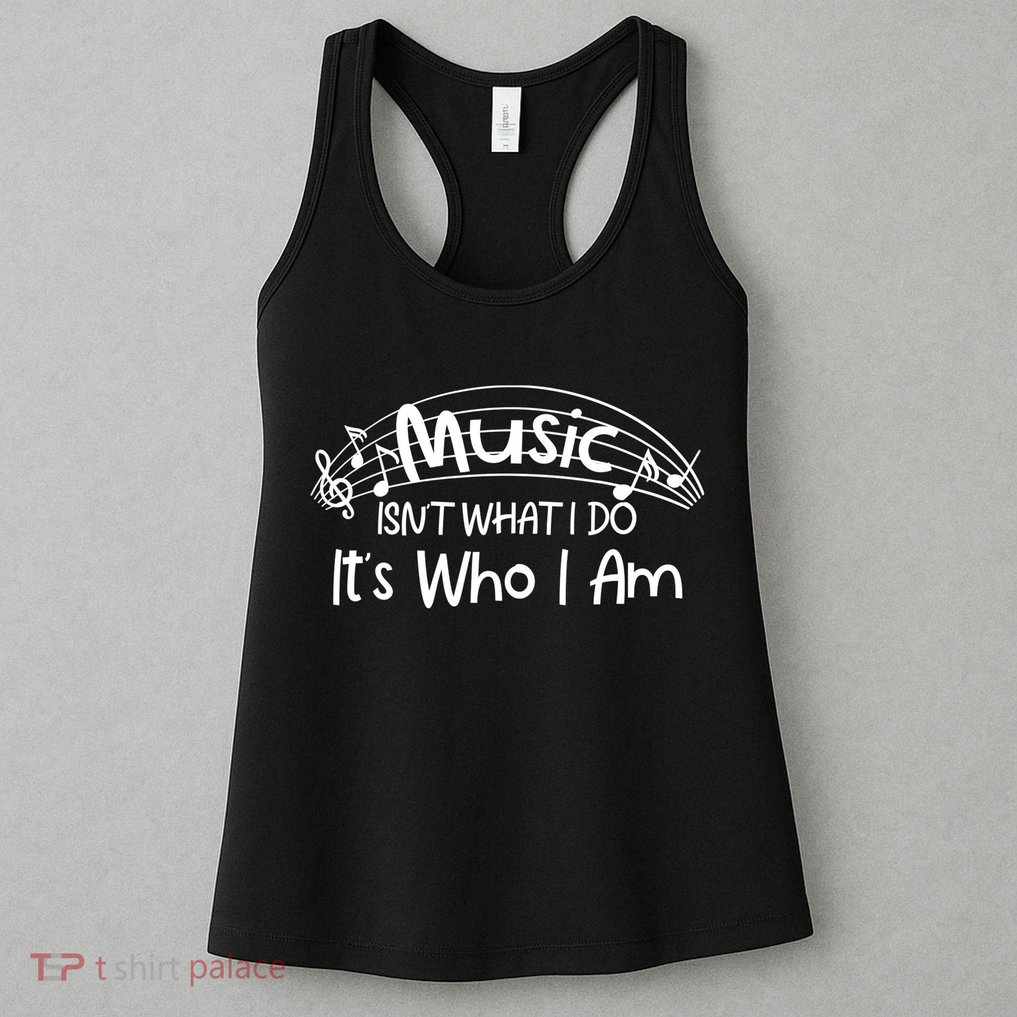 Funny Musical Notes Symbol Gift Funny Gifts For Musicians Treble Bass Gift Women's Tank Top