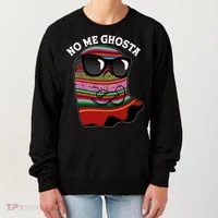 Funny Mexican No Me Ghosta Halloween Ghost Women's Sweatshirt thumb 0