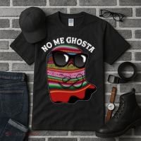 Funny Mexican No Me Ghosta Halloween Ghost Tall T-Shirt thumb 3