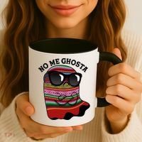 Funny Mexican No Me Ghosta Halloween Ghost Coffee Mug thumb 3