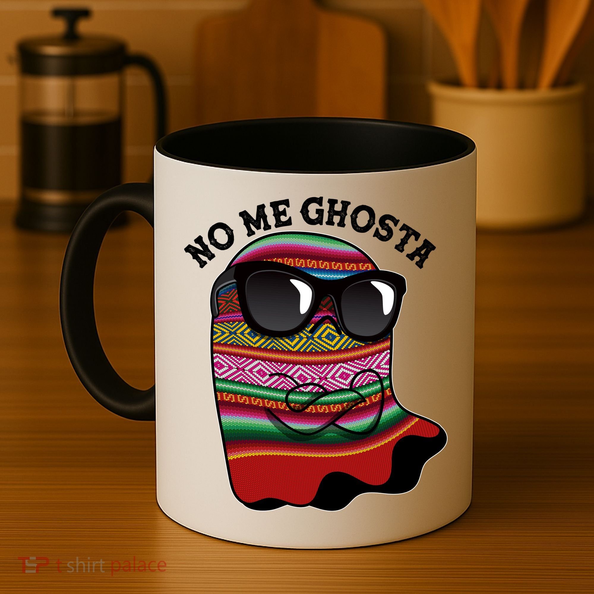 Funny Mexican No Me Ghosta Halloween Ghost Coffee Mug