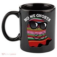 Funny Mexican No Me Ghosta Halloween Ghost 11oz C Handle Ceramic Mug thumb 2