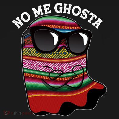 Funny Mexican No Me Ghosta Halloween Ghost Ornament