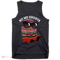 Funny Mexican No Me Ghosta Halloween Ghost Tank Top thumb 0