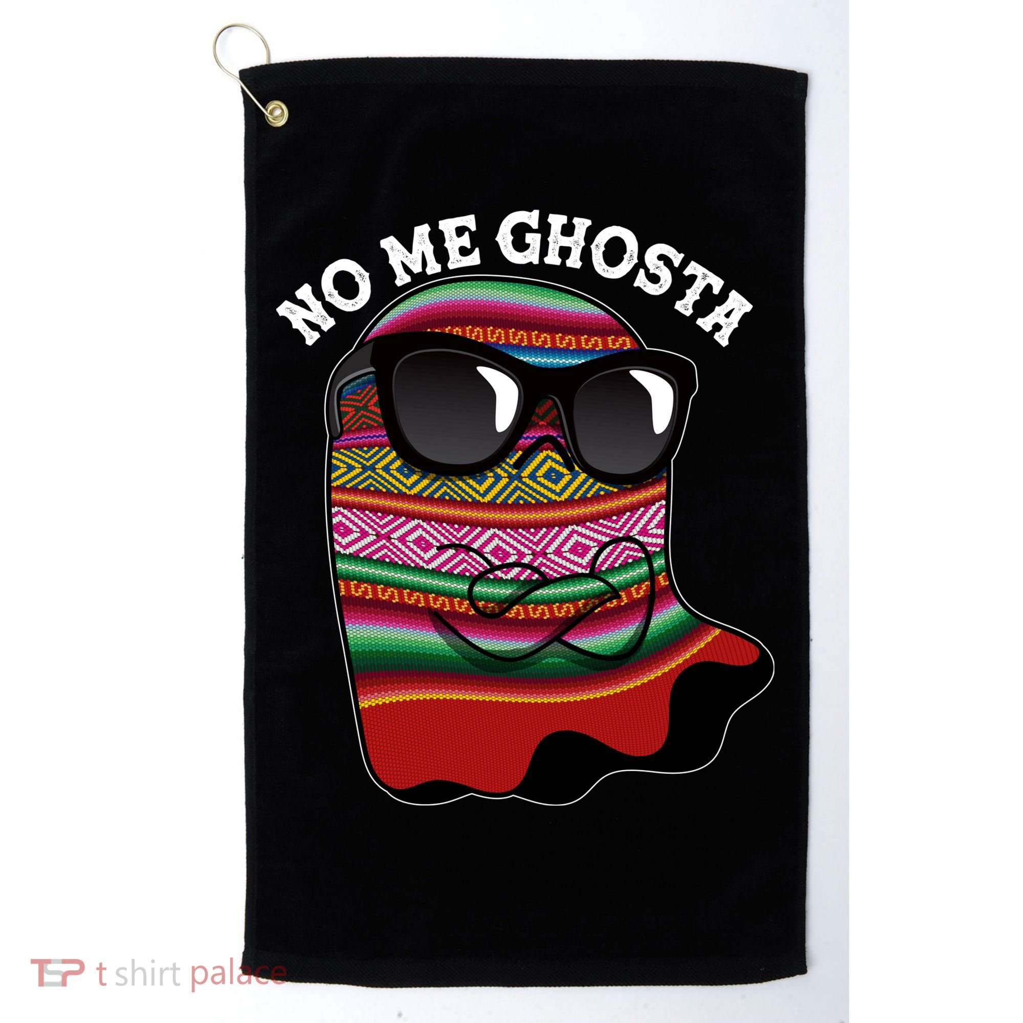 Funny Mexican No Me Ghosta Halloween Ghost Golf Towel