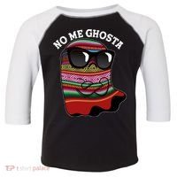 Funny Mexican No Me Ghosta Halloween Ghost Toddler Fine Jersey T-Shirt thumb 0