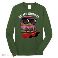 Funny Mexican No Me Ghosta Halloween Ghost Long Sleeve Shirt thumb 0