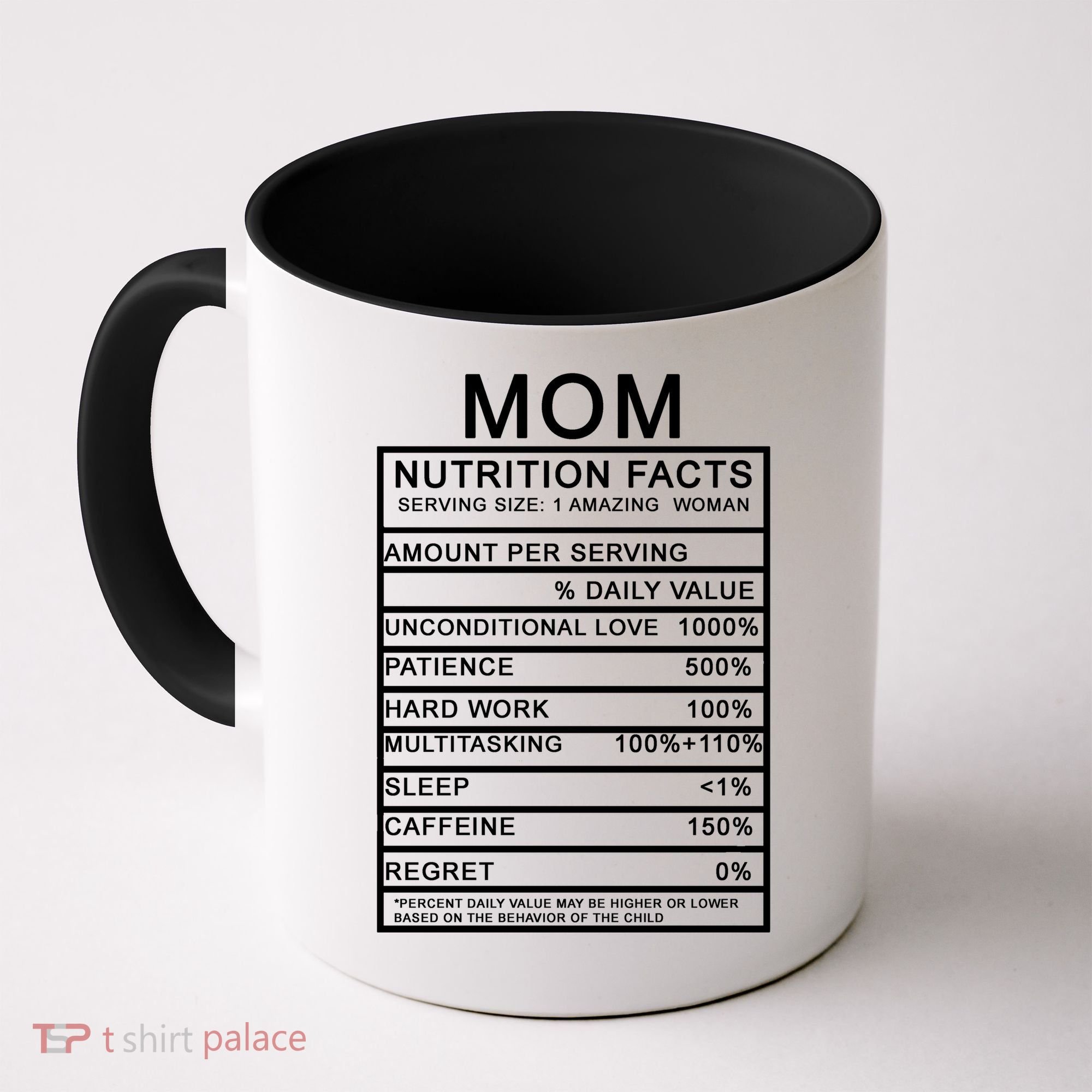 Funny Mom Nutrition Facts Coffee Mug
