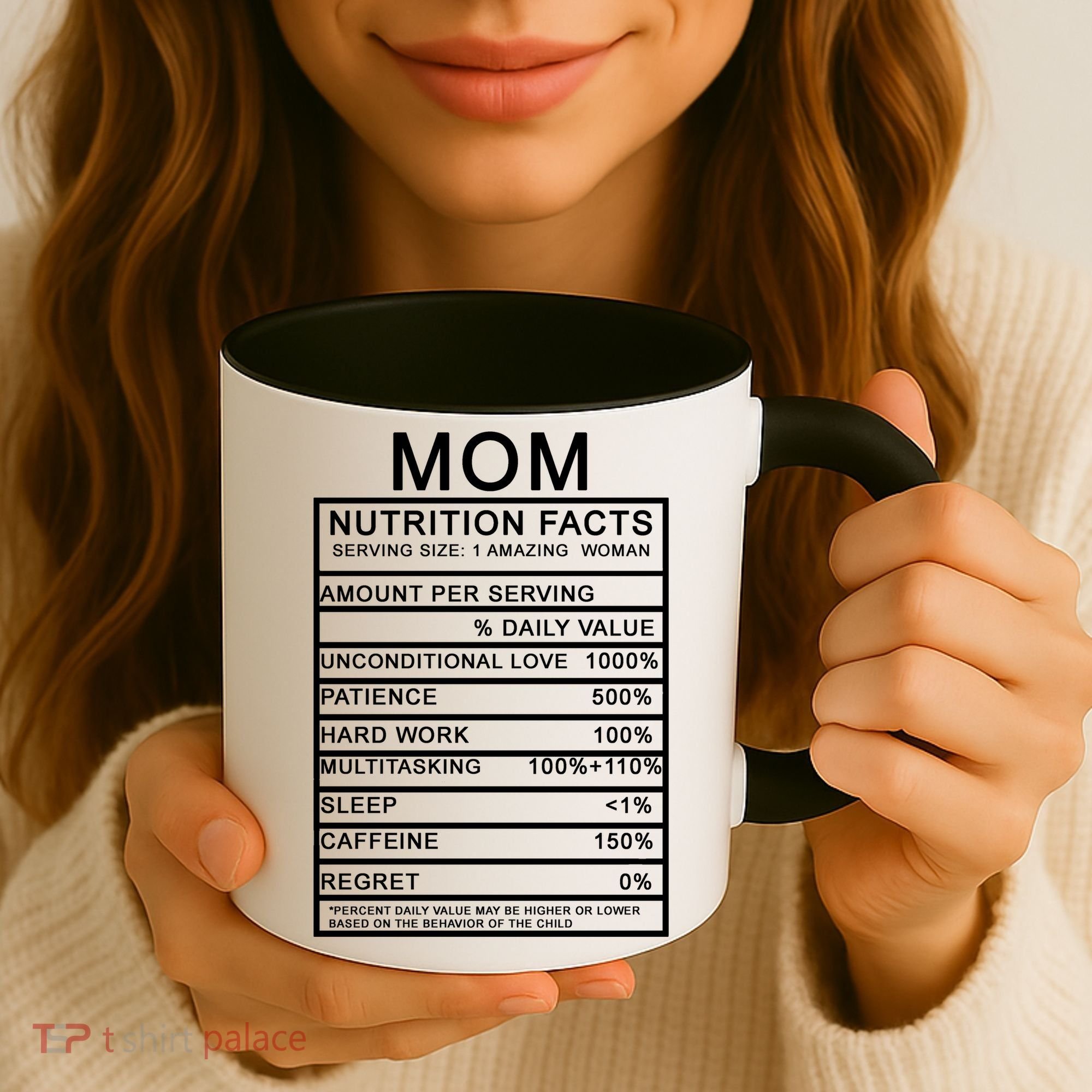 Funny Mom Nutrition Facts Coffee Mug