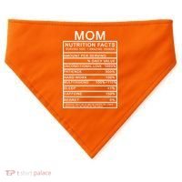 Funny Mom Nutrition Facts USA-Made Doggie Bandana thumb 0