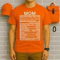 Funny Mom Nutrition Facts T-Shirt thumb 6