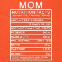 Funny Mom Nutrition Facts Visor thumb 3