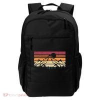 Forest Mountain Outdoors Nature Wildlife Trees Retro Hiking Backpack thumb 0