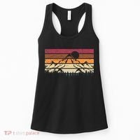 Forest Mountain Outdoors Nature Wildlife Trees Retro Hiking Women's Tank Top thumb 0