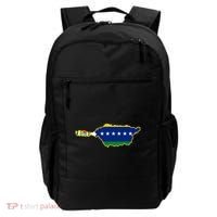 Flag Map Of Apure State Of Venezuela Gift Backpack thumb 0