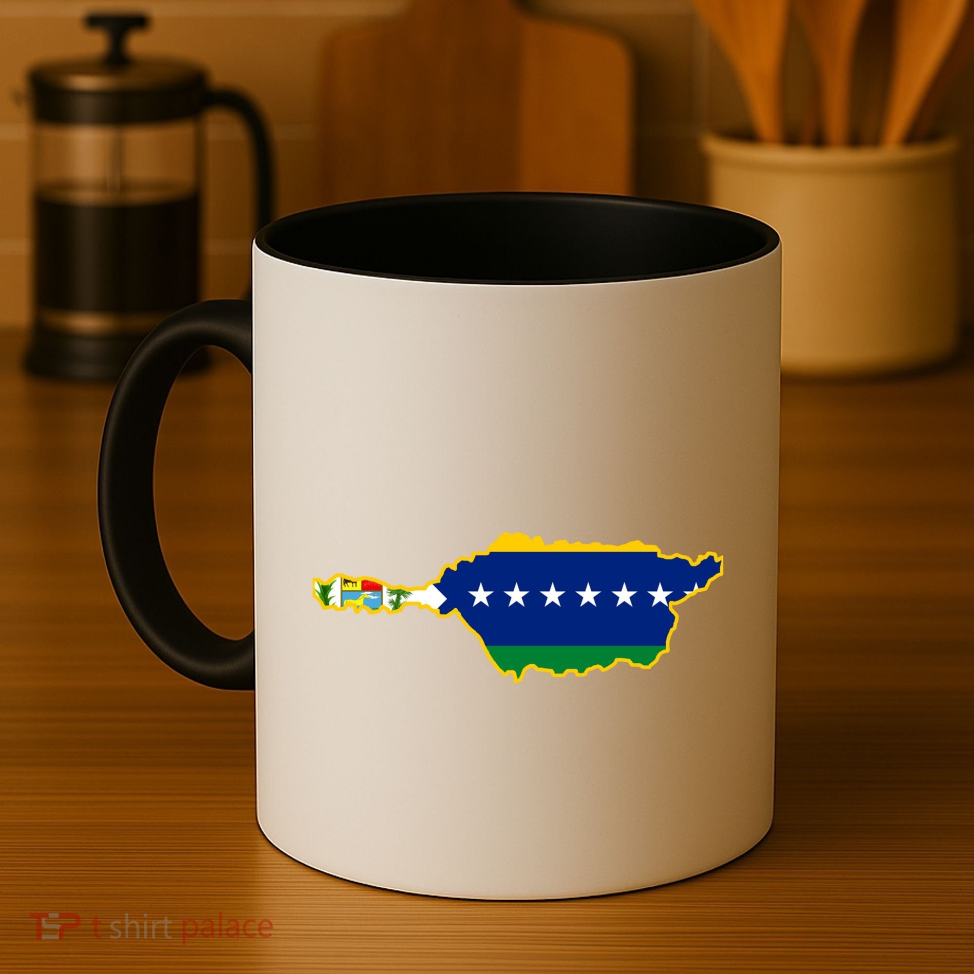 Flag Map Of Apure State Of Venezuela Gift Coffee Mug
