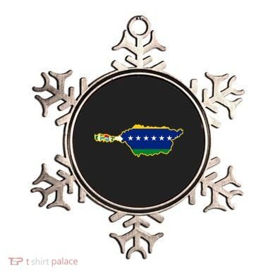 Flag Map Of Apure State Of Venezuela Gift Ornament