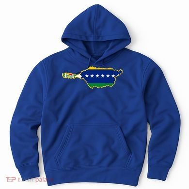 Flag Map Of Apure State Of Venezuela Gift Hoodie