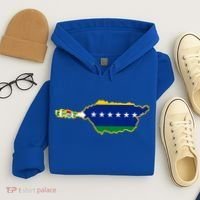 Flag Map Of Apure State Of Venezuela Gift Hoodie thumb 4